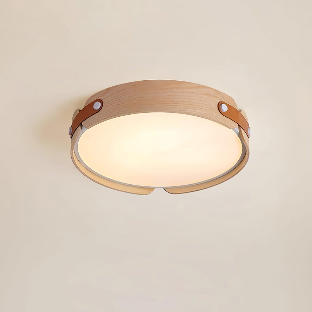 Lampa sufitowa Aiwen z drewna