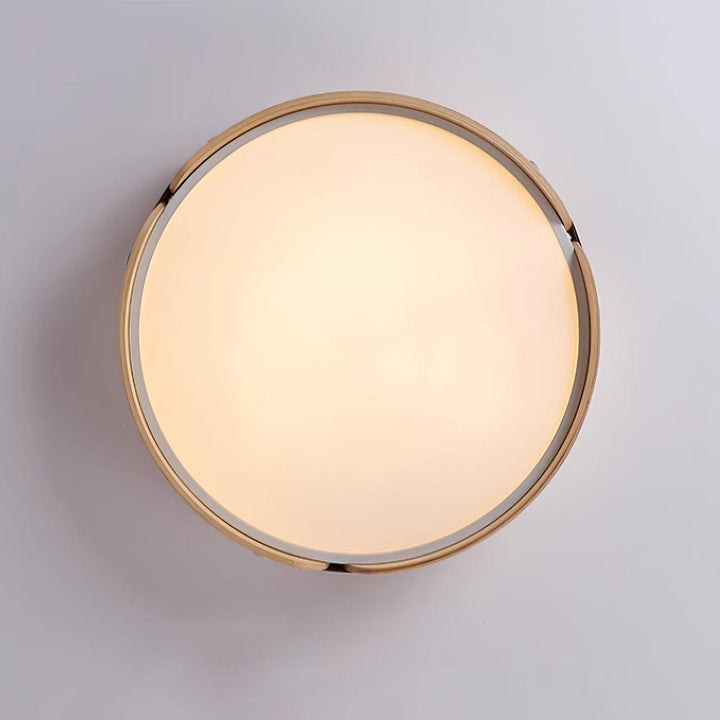 Lampa sufitowa Aiwen z drewna