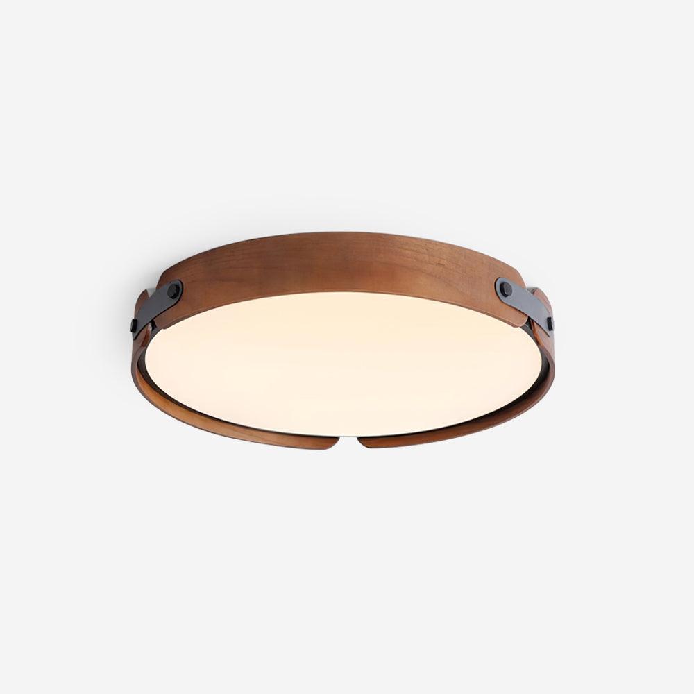 Lampa sufitowa Aiwen z drewna