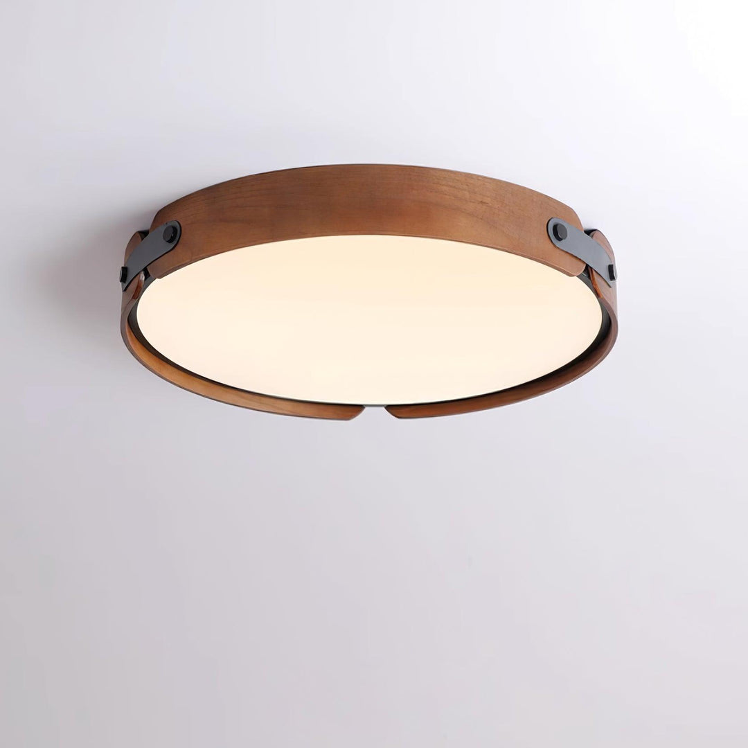Lampa sufitowa Aiwen z drewna