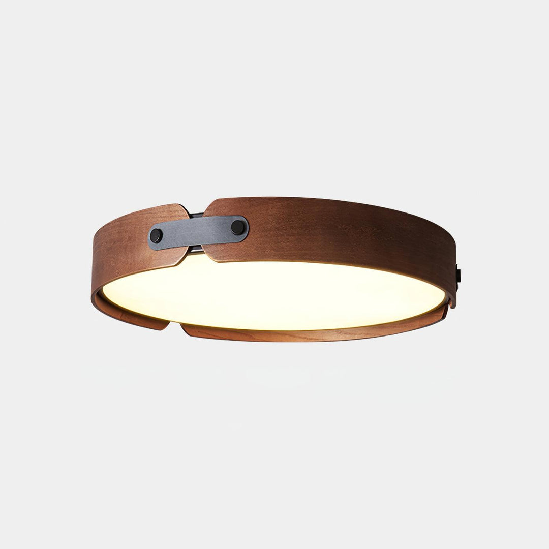 Lampa sufitowa Aiwen z drewna
