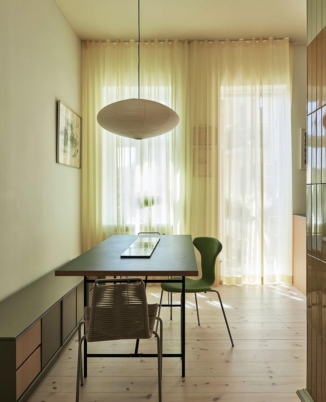 Lampa wisząca z papieru washi 15A 21A 26A