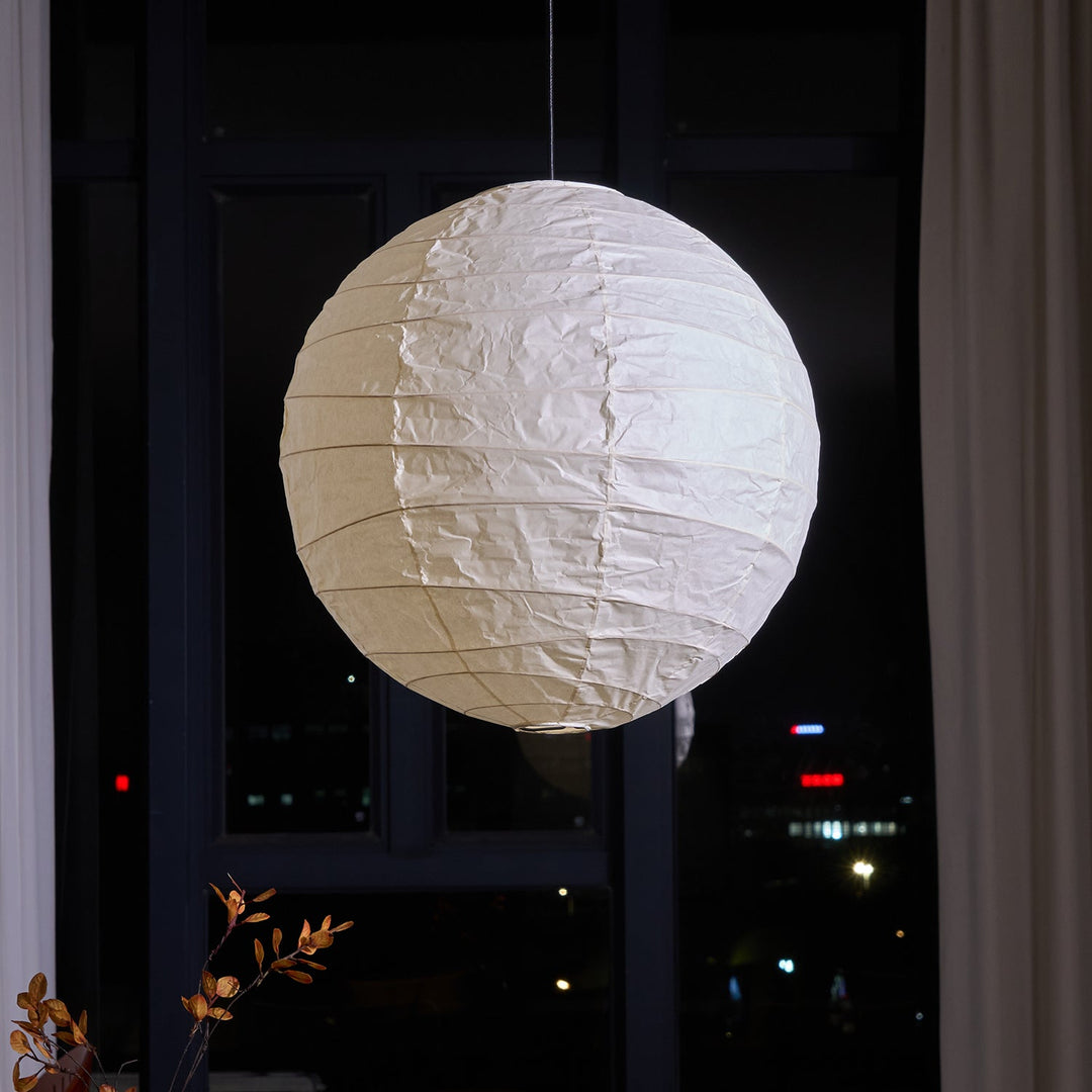 Lampa wisząca z papieru washi