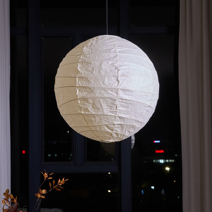Lampa wisząca z papieru washi