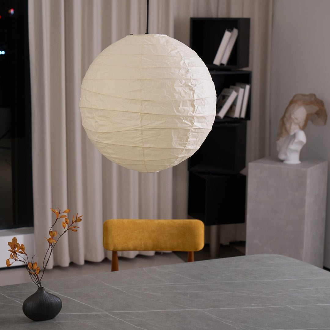Lampa wisząca z papieru washi
