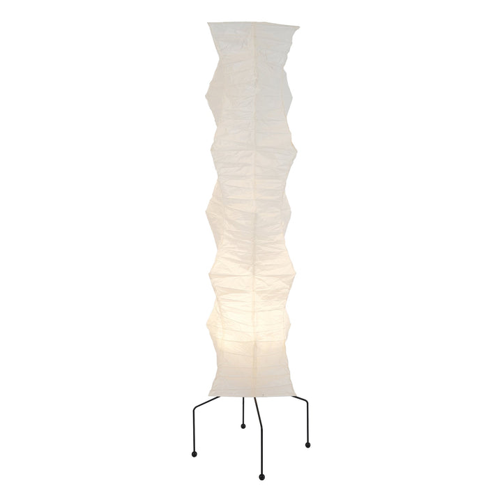Lampa podłogowa z papieru ryżowego