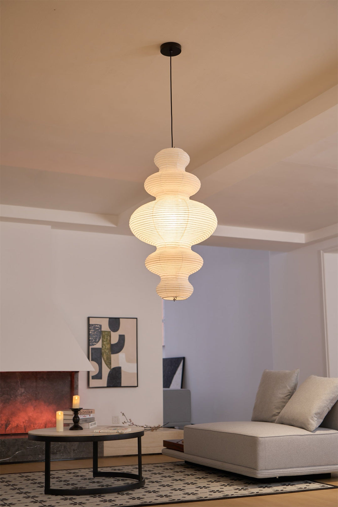 Lampa wisząca Kozo Paper Metal