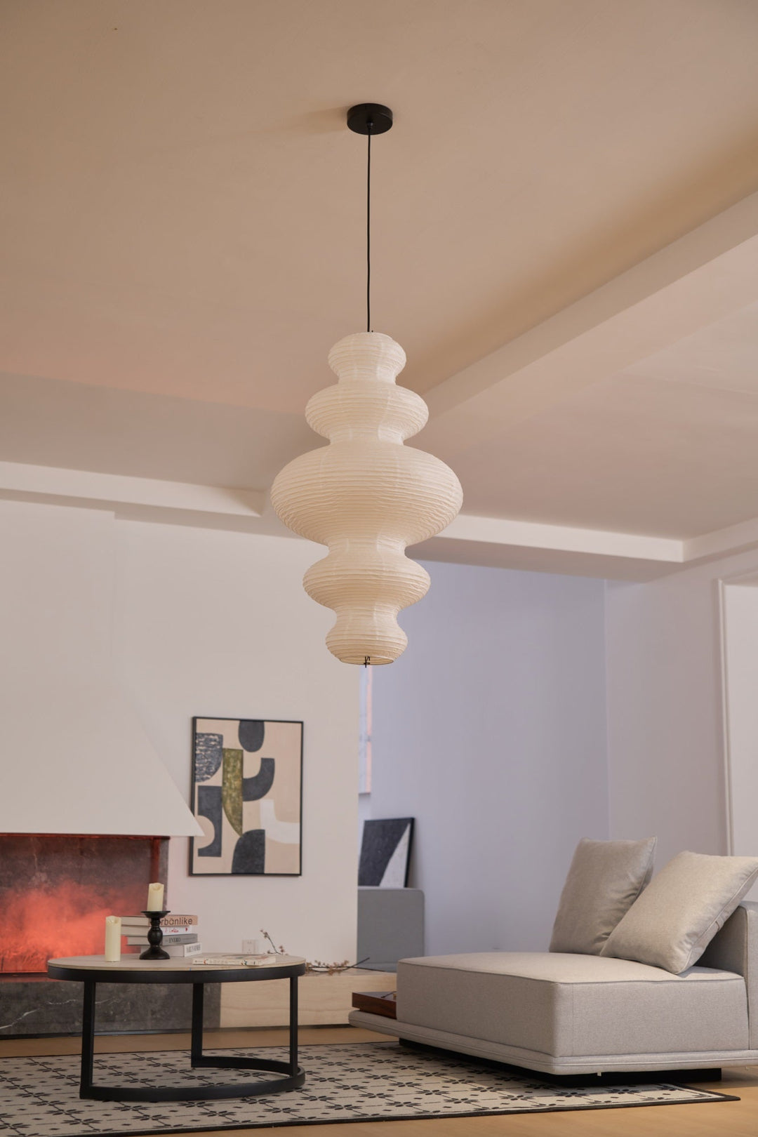 Lampa wisząca Kozo Paper Metal