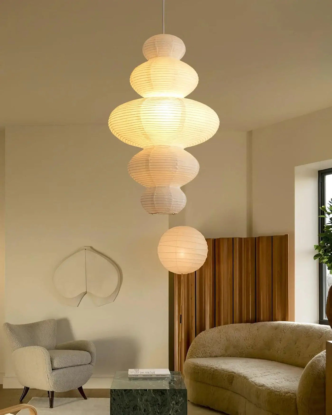 Lampa wisząca Kozo Paper Metal