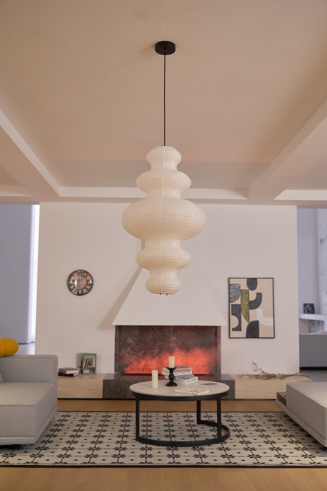 Lampa wisząca Kozo Paper Metal