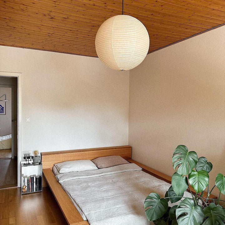 Lampa wisząca z papieru Washi - seria okrągła