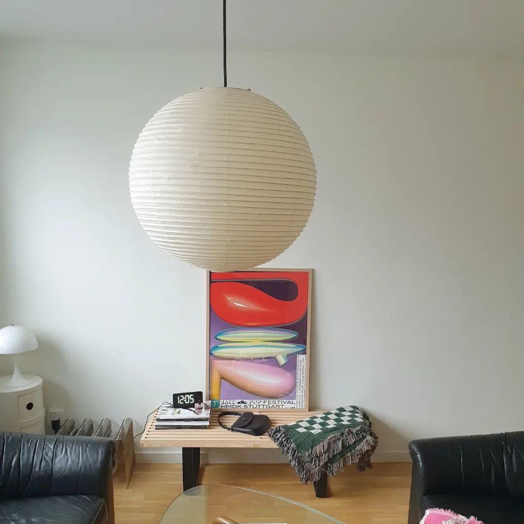 Lampa wisząca z papieru Washi - seria okrągła