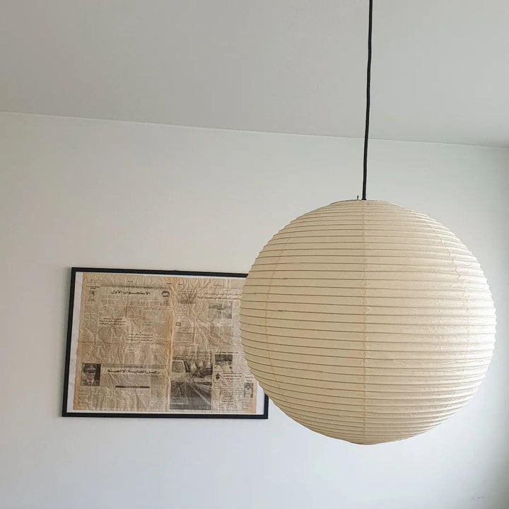 Lampa wisząca z papieru Washi - seria okrągła