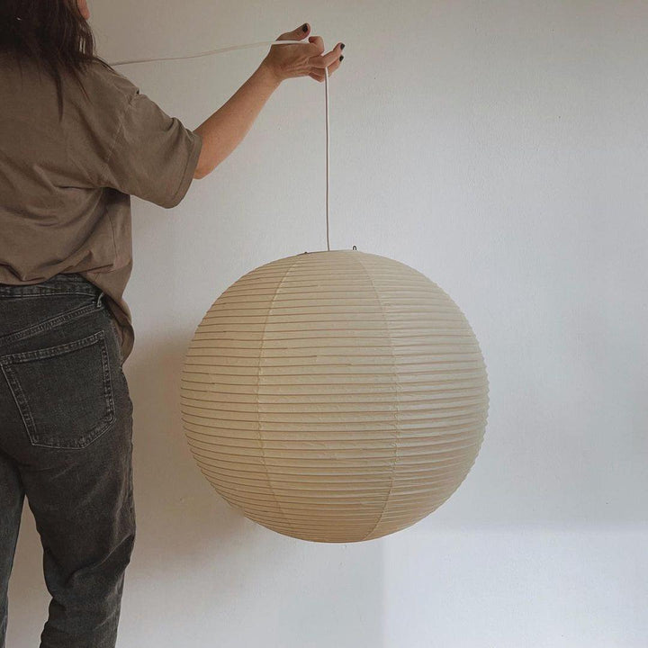 Lampa wisząca z papieru Washi - seria okrągła