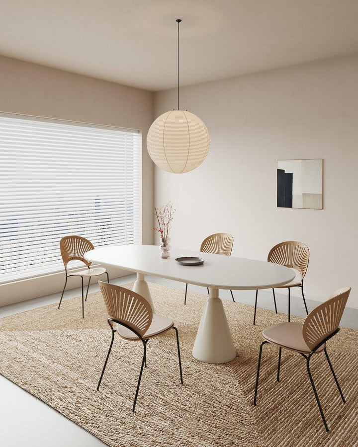 Lampa wisząca z papieru Washi - seria okrągła