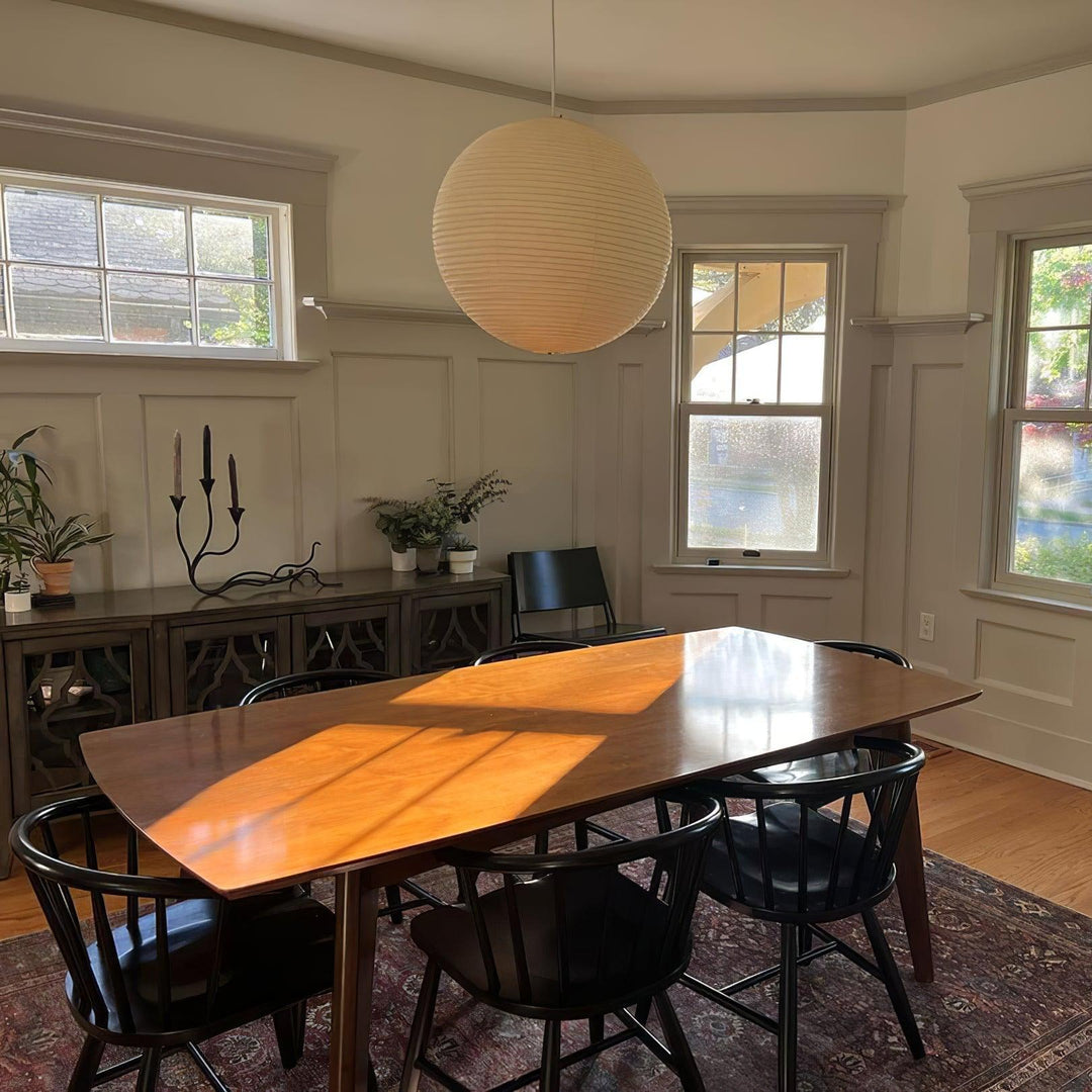 Lampa wisząca z papieru Washi - seria okrągła