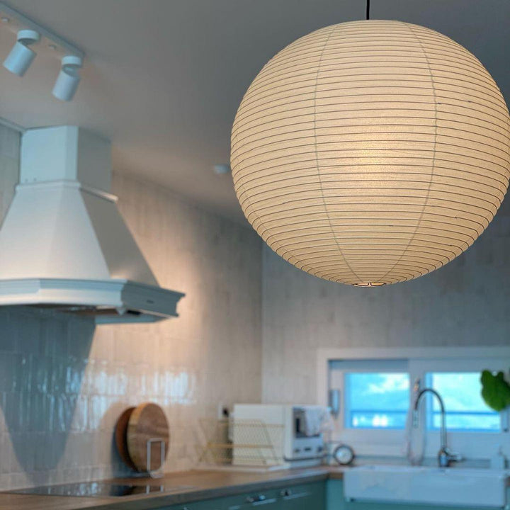 Lampa wisząca z papieru Washi - seria okrągła