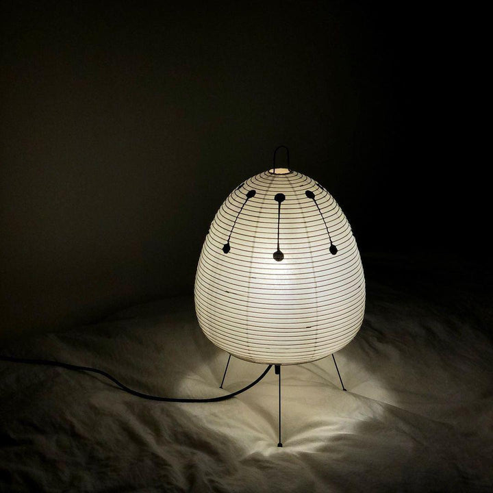Japońska Lampa Stołowa z Latarenką