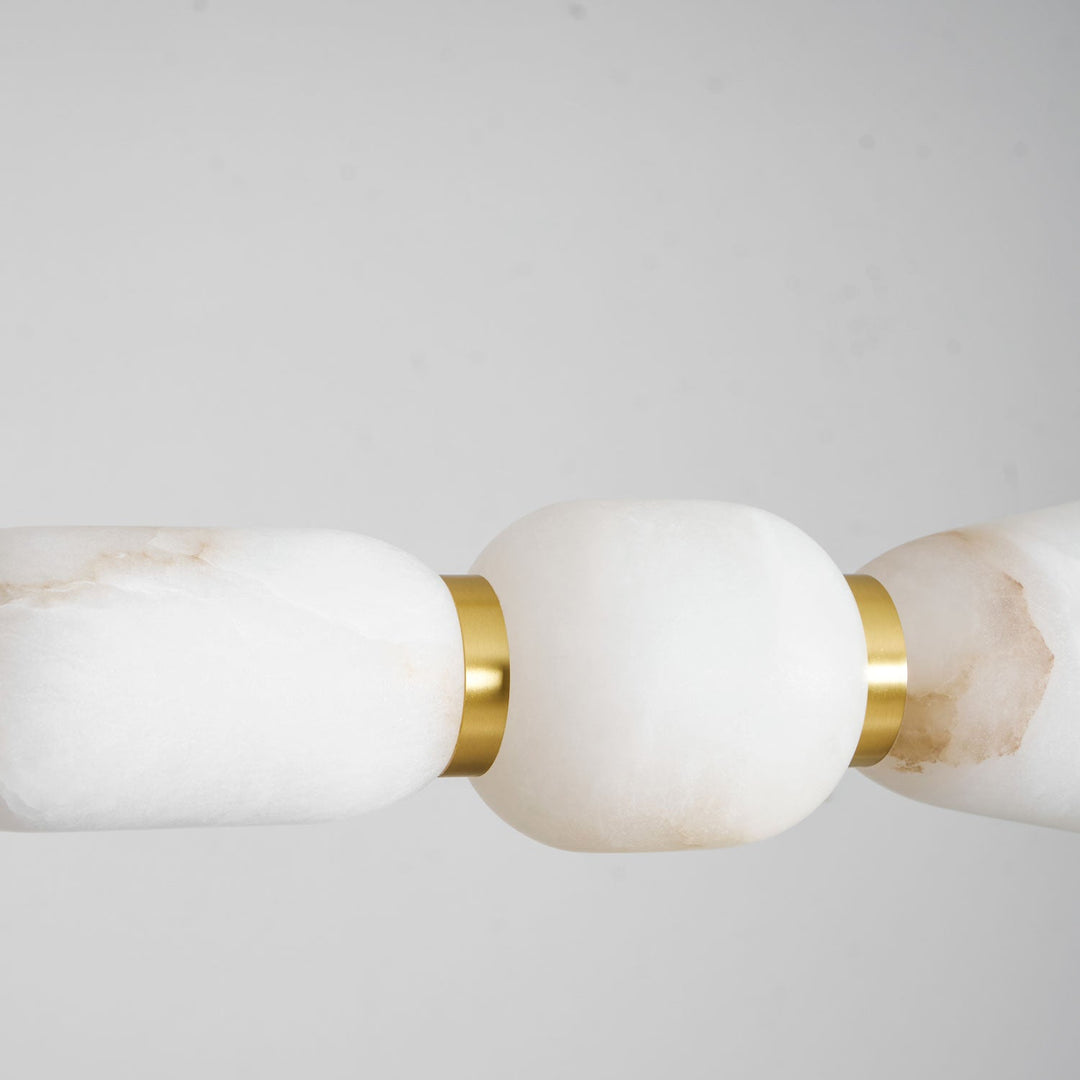 Lampa wisząca Alabaster Pebble Linear