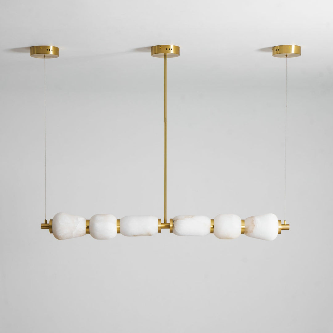 Lampa wisząca Alabaster Pebble Linear