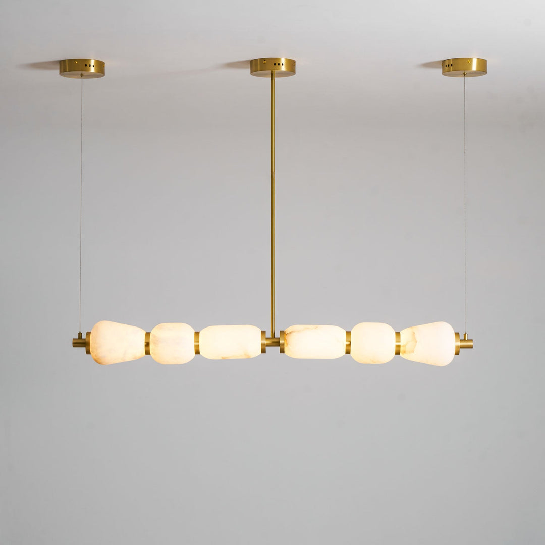 Lampa wisząca Alabaster Pebble Linear