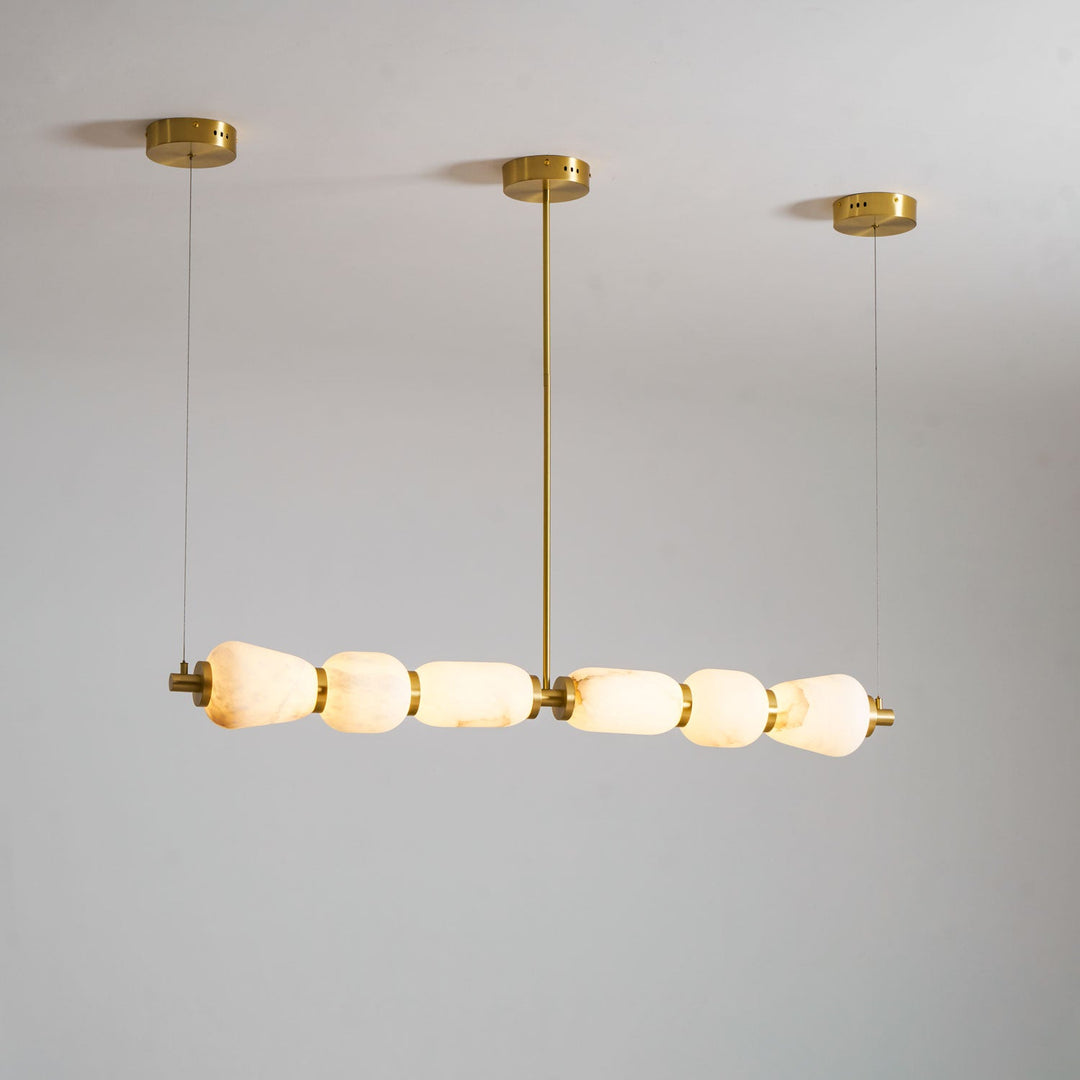 Lampa wisząca Alabaster Pebble Linear