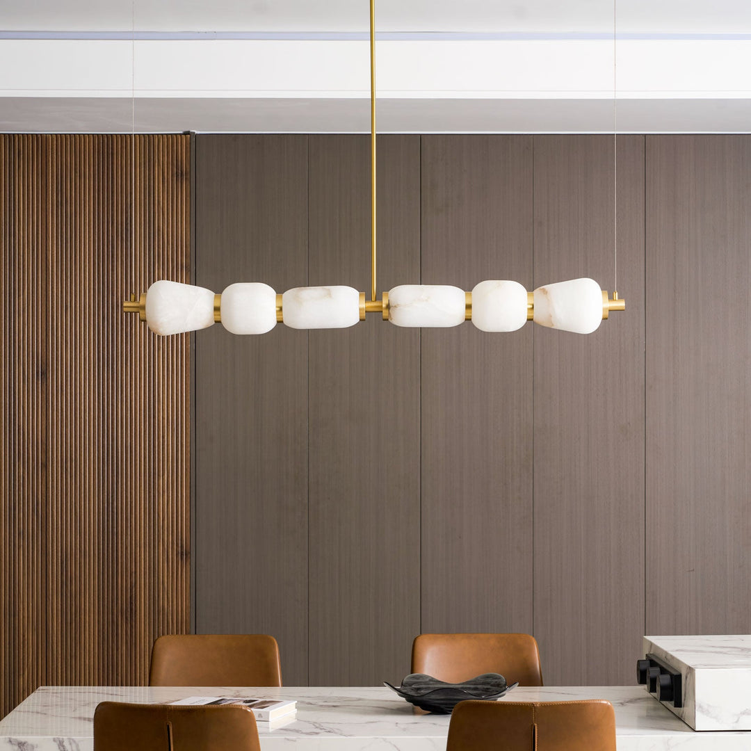 Lampa wisząca Alabaster Pebble Linear