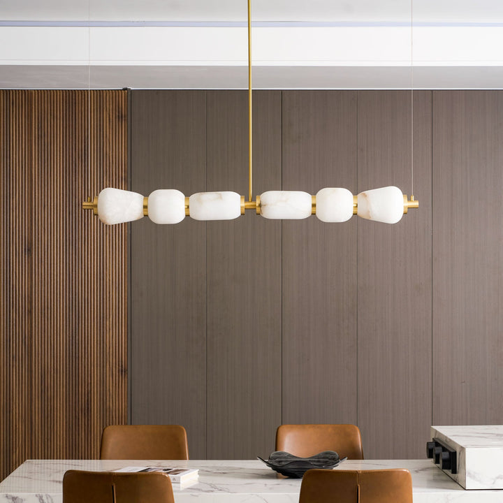 Lampa wisząca Alabaster Pebble Linear