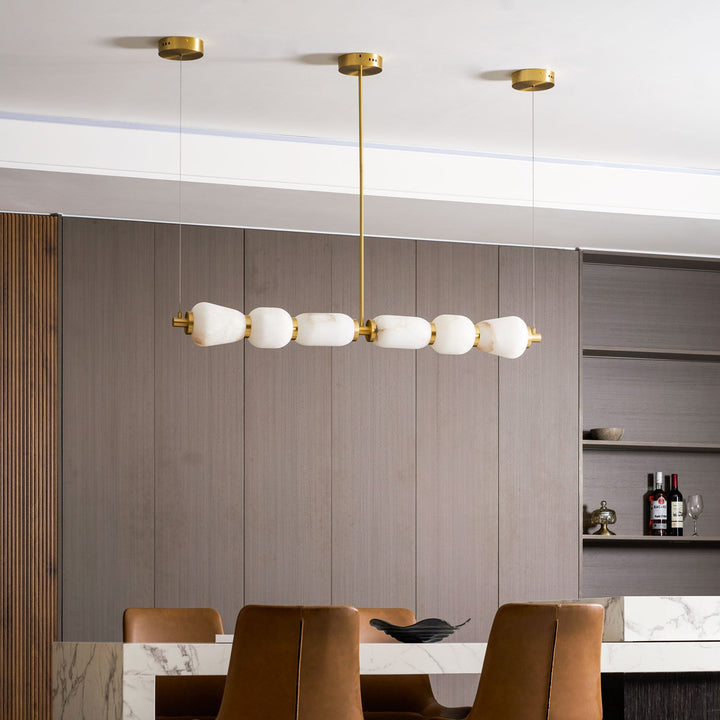 Lampa wisząca Alabaster Pebble Linear