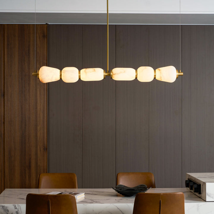 Lampa wisząca Alabaster Pebble Linear