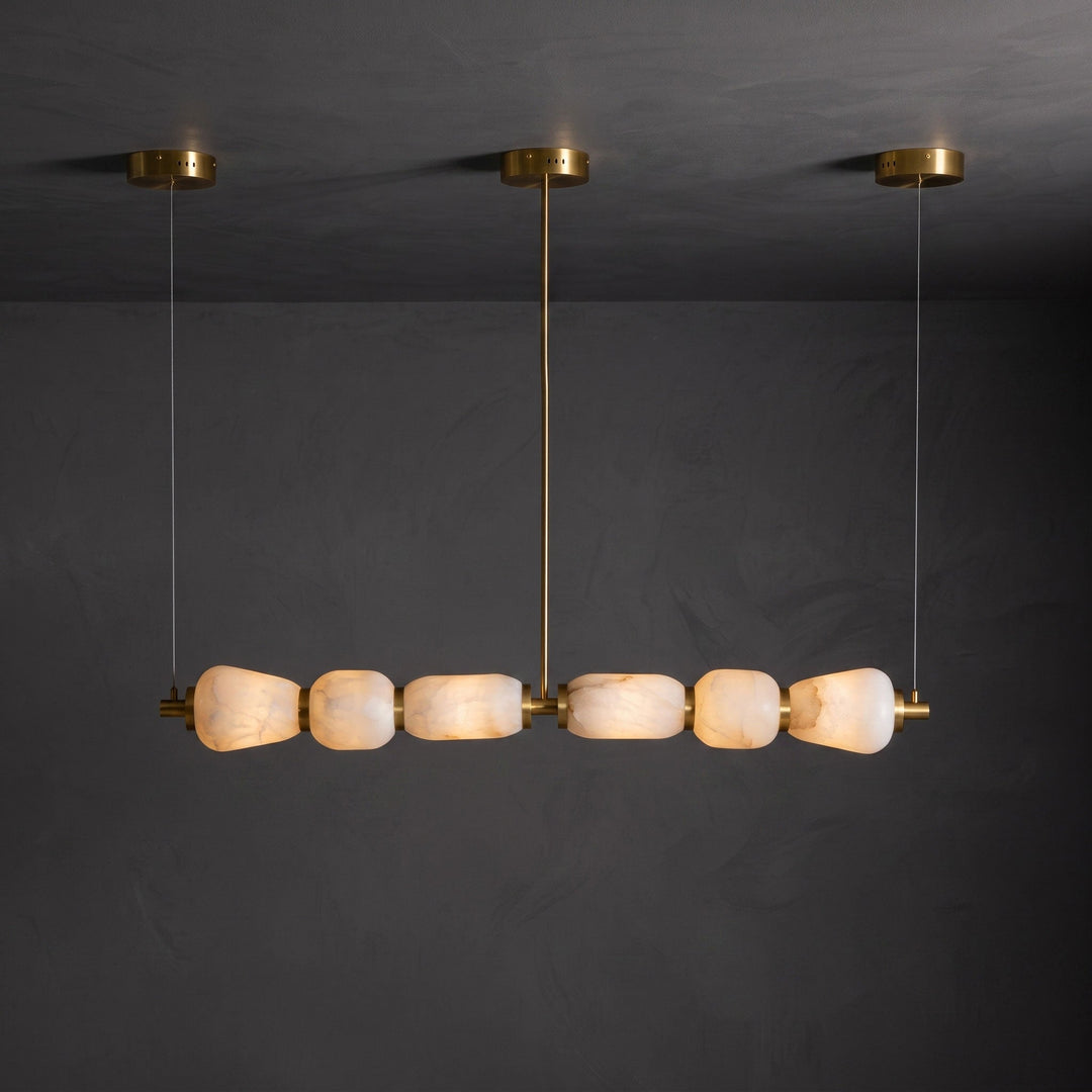 Lampa wisząca Alabaster Pebble Linear