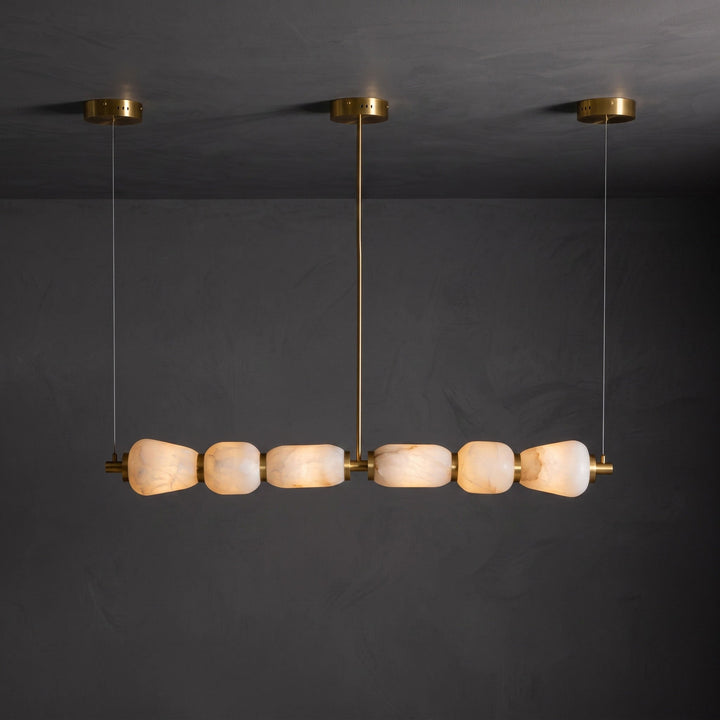 Lampa wisząca Alabaster Pebble Linear