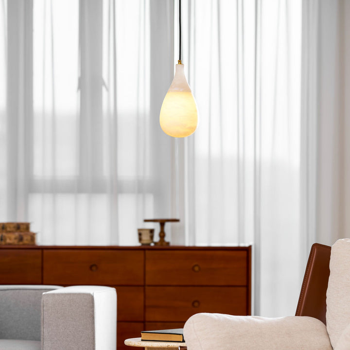 Lampa wisząca Alabaster Raindrop