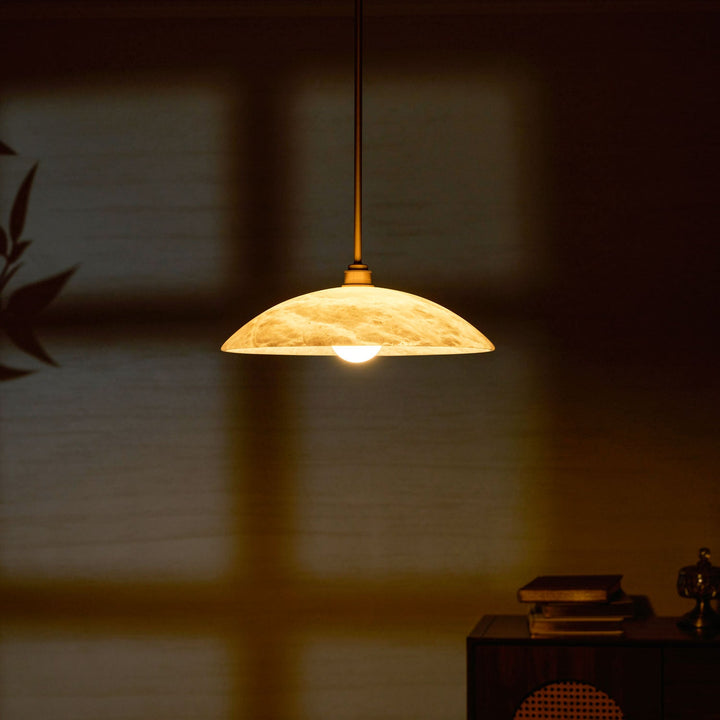 Lampa wisząca Alabastrowa Kopuła