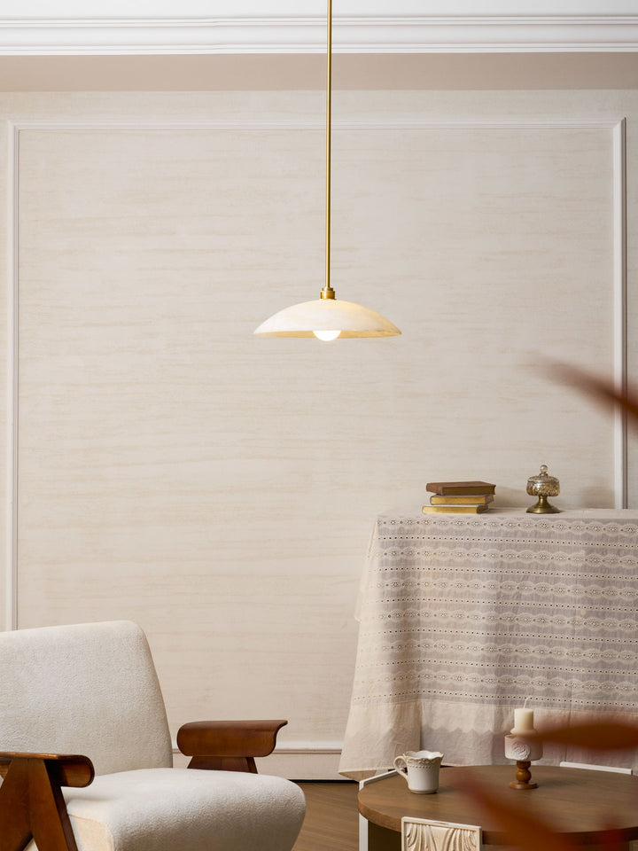 Lampa wisząca Alabastrowa Kopuła