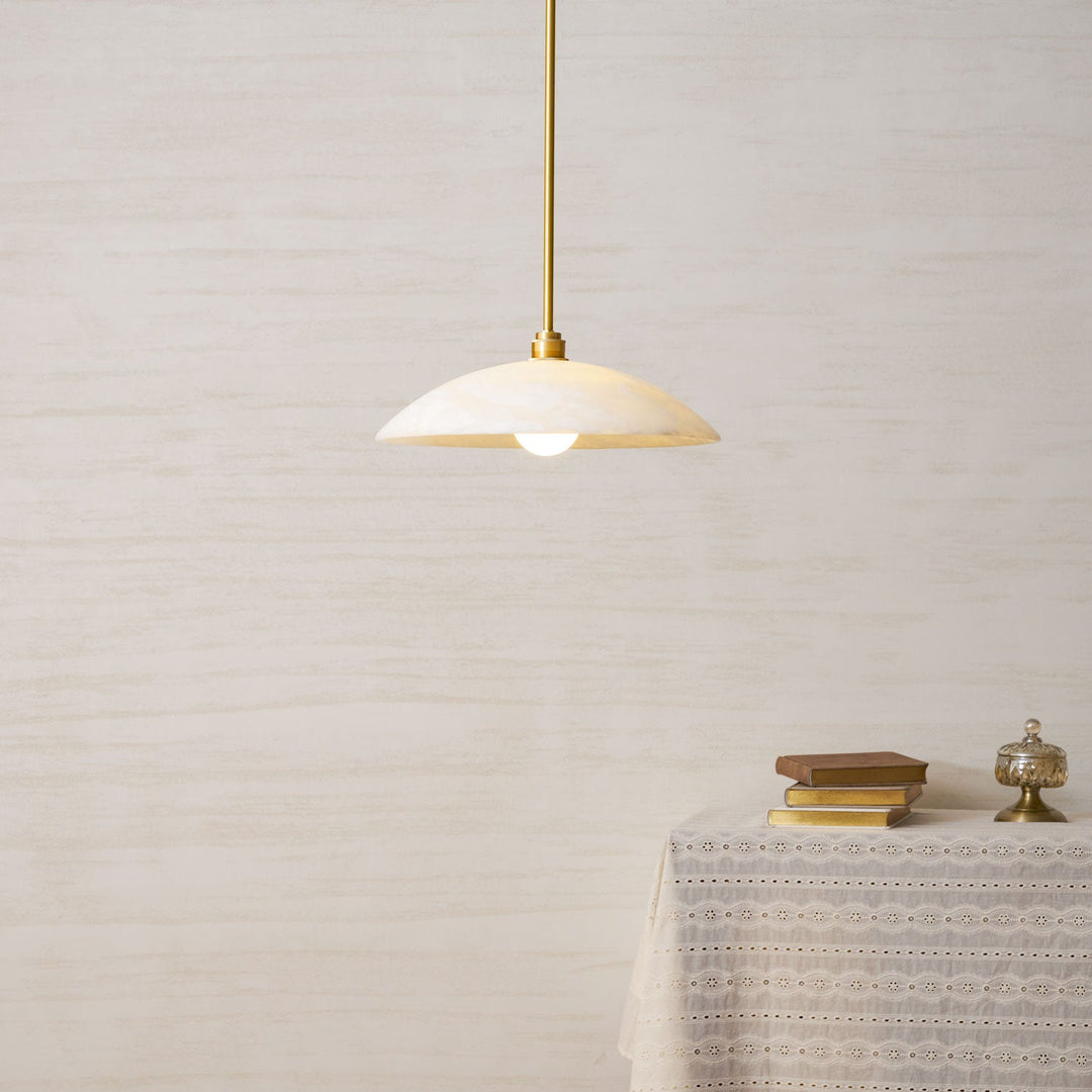 Lampa wisząca Alabastrowa Kopuła