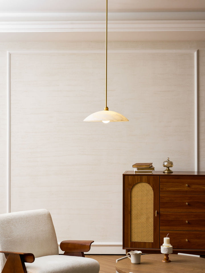 Lampa wisząca Alabastrowa Kopuła