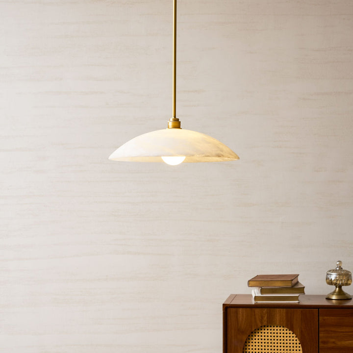 Lampa wisząca Alabastrowa Kopuła