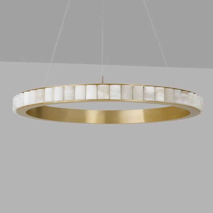 Kryształowy Żyrandol Alabaster Avalon Halo