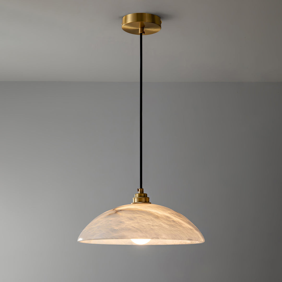 Lampa wisząca Alabastrowa Kopuła