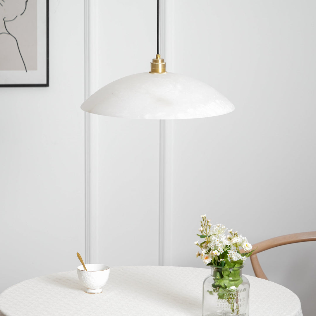 Lampa wisząca Alabastrowa Kopuła