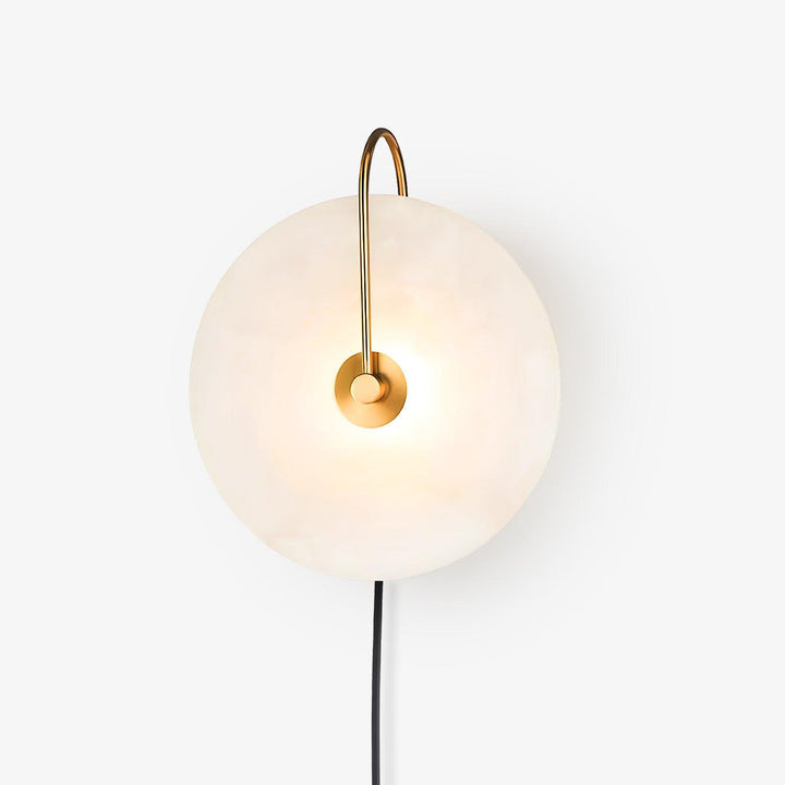 Lampa ścienna LED Alabaster z wtyczką