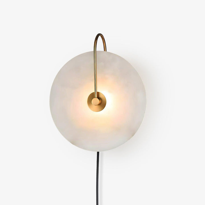Lampa ścienna LED Alabaster z wtyczką