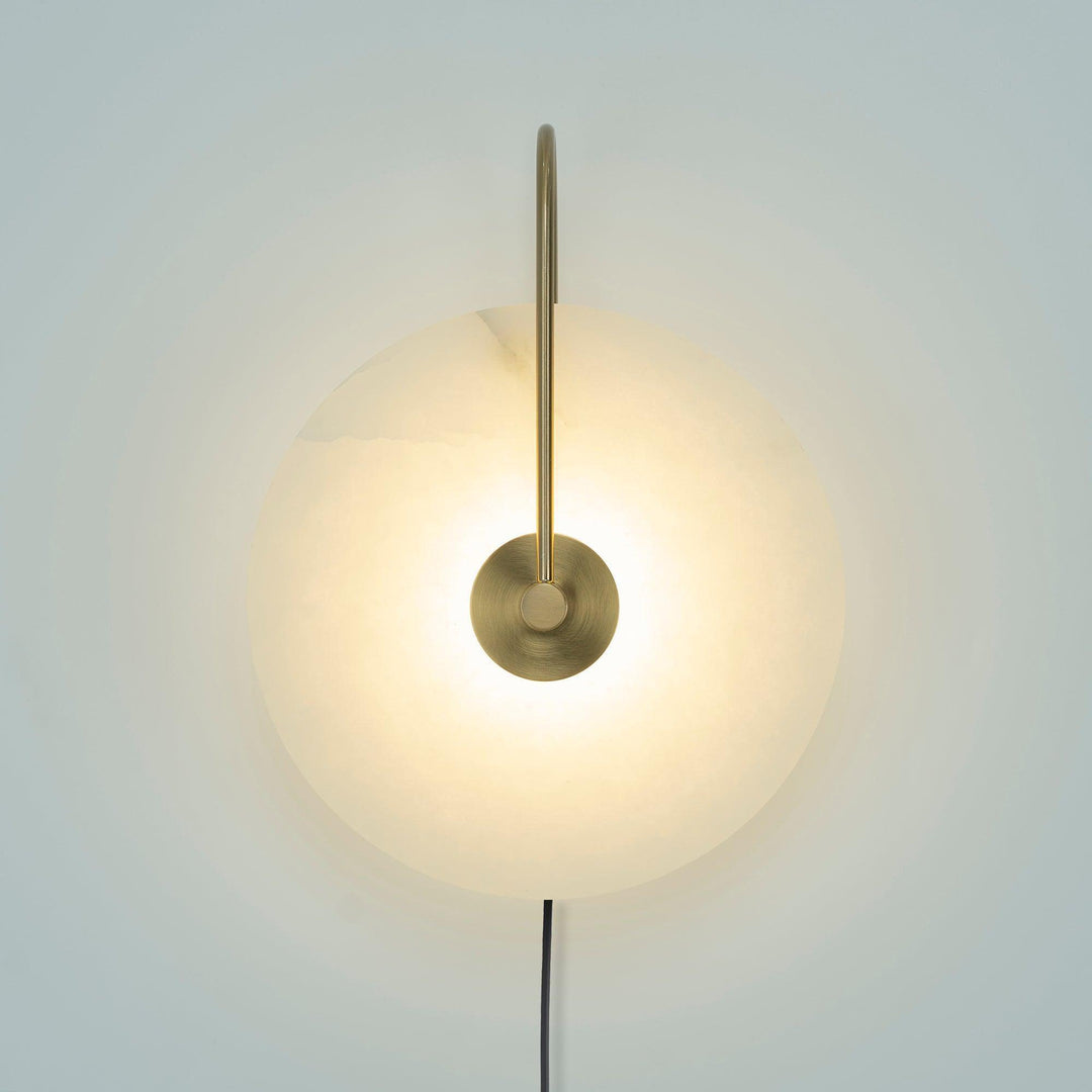 Lampa ścienna LED Alabaster z wtyczką
