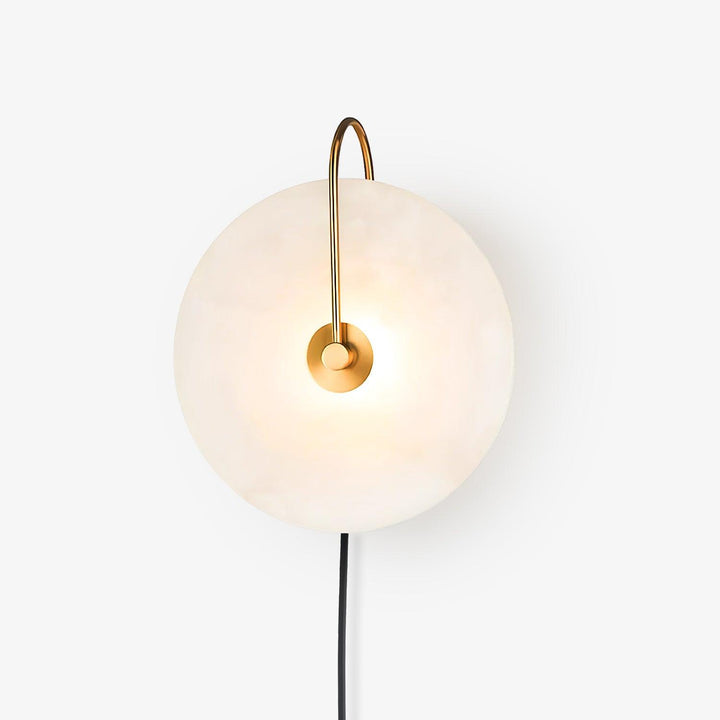 Lampa ścienna LED Alabaster z wtyczką