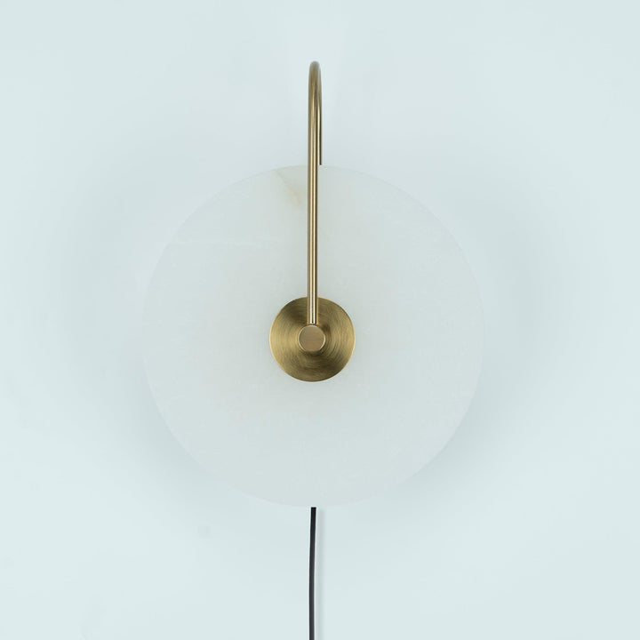 Lampa ścienna LED Alabaster z wtyczką