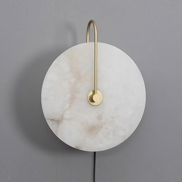 Lampa ścienna LED Alabaster z wtyczką