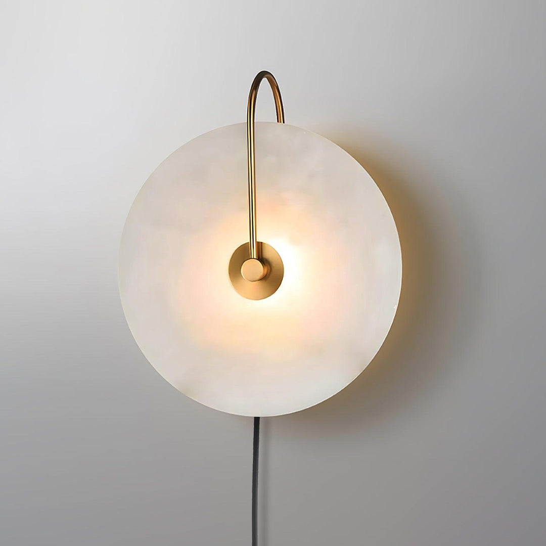 Lampa ścienna LED Alabaster z wtyczką