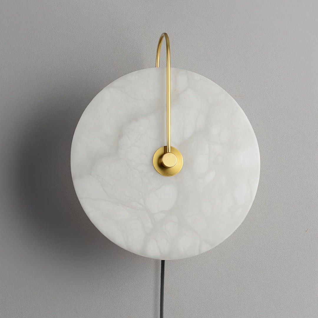 Lampa ścienna LED Alabaster z wtyczką