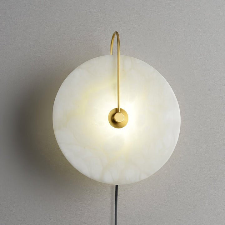 Lampa ścienna LED Alabaster z wtyczką
